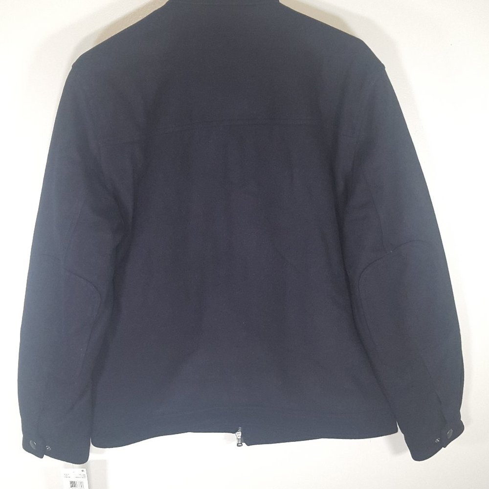 New London Fog Wool Hipster Jacket Size Med Navy - Picture 5 of 11